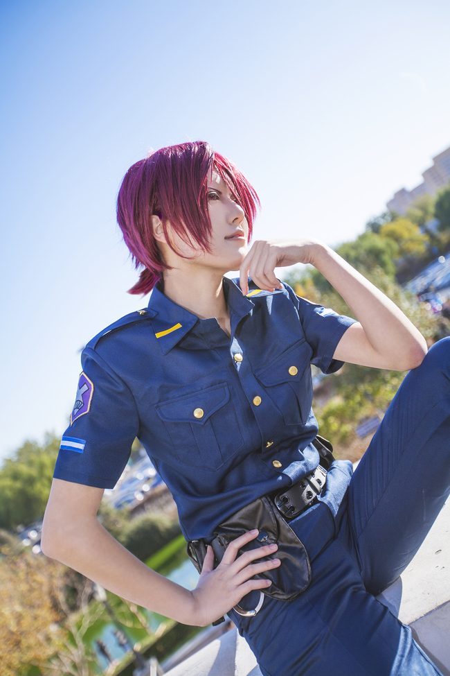 【FREE！】————松冈凛————警服————